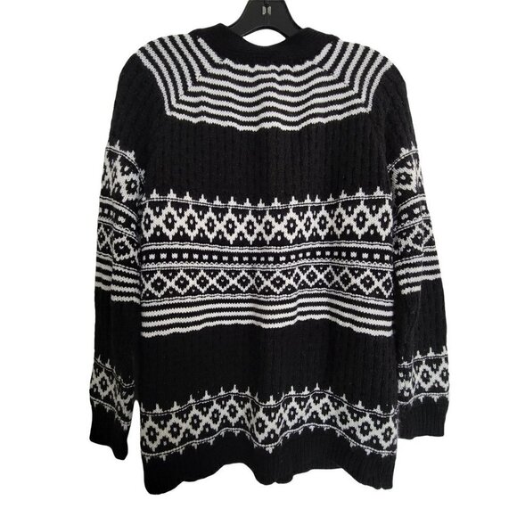 Forever 21 Oversize Thick Chunky Knit Long Sleeve Button Front Cardigan Sweater - Picture 3 of 8